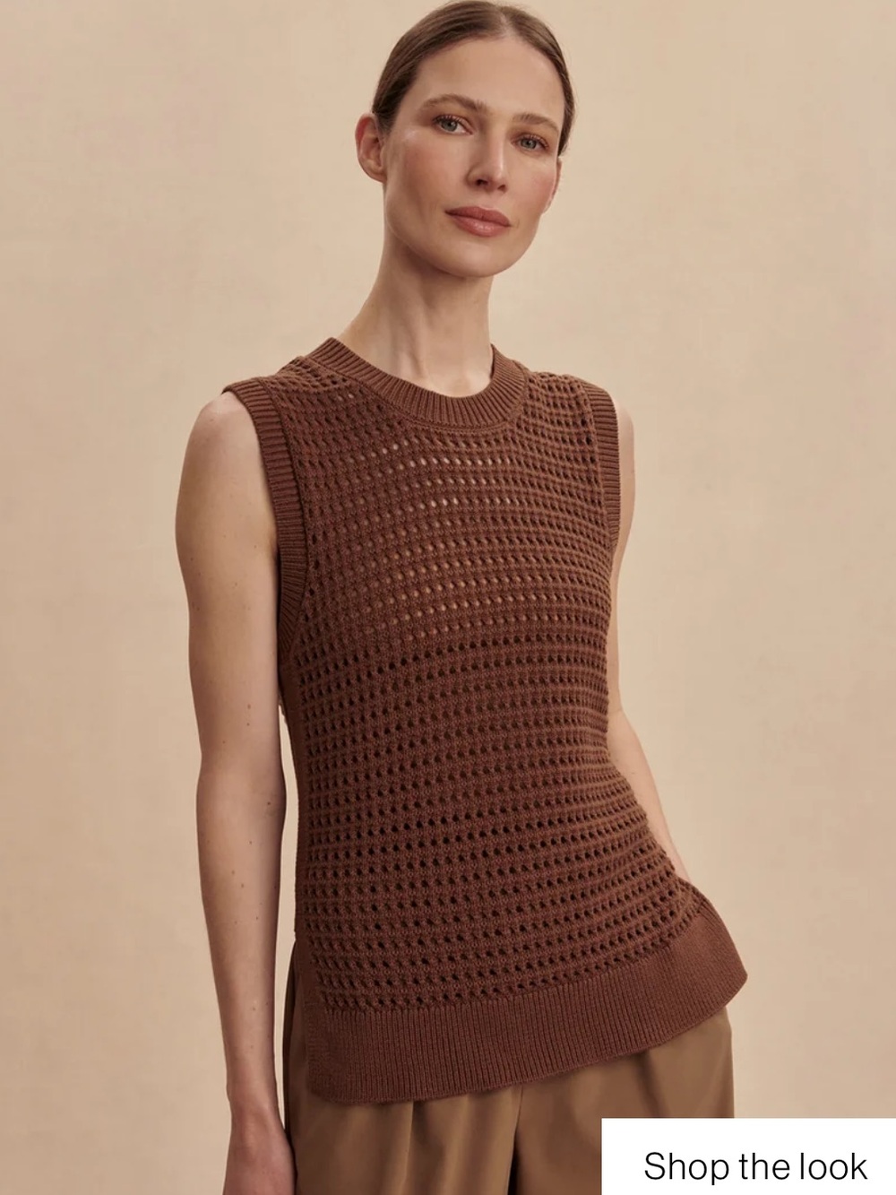 Varley Darin Long ling knit top